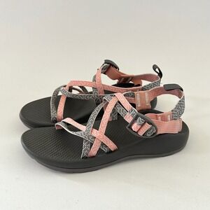 Chaco Ecotread Sandals Youth Kids Size 5 Womens 6.5-7 Pink Strappy Outdoor Hike